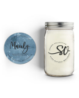 manly soy candle
